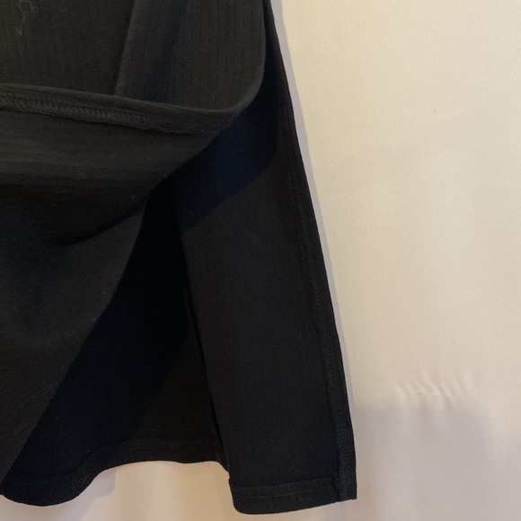 Anthro Porridge Seamed Cross Back Midi Dress in Black size M NWT - Picture 9 of 17